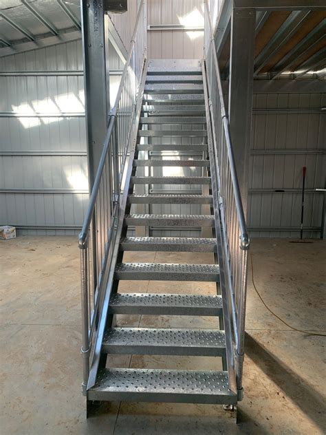 metal fabricated staircase|ready made metal staircase.